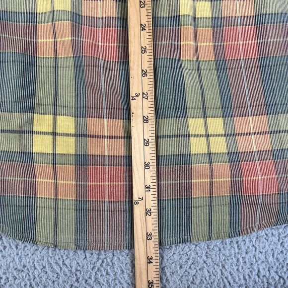 The Territory Ahead Corduroy Shirt Mens XL Red Green Button Down Pocket Cotton - Picture 8 of 10